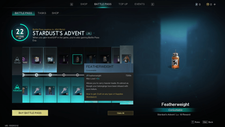 Once Human - Whim Potion Featherweight