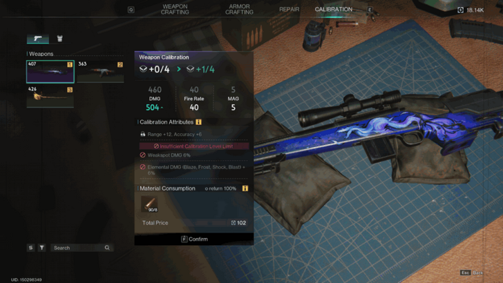 Once Human - Weapon Calibration