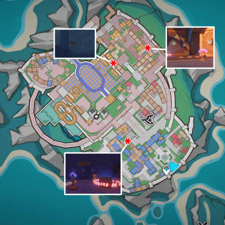 Genshin - Graffiti Puzzle Locations