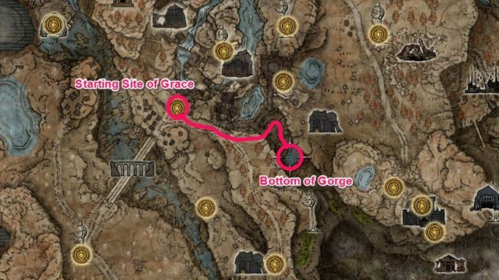 Star-Lined Sword - Route to Gorge