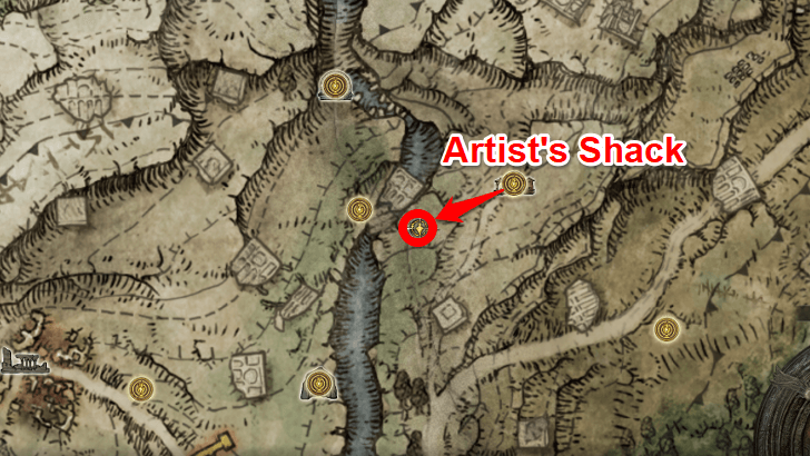 Elden Ring - Somber Smithing Stone 1 Map View