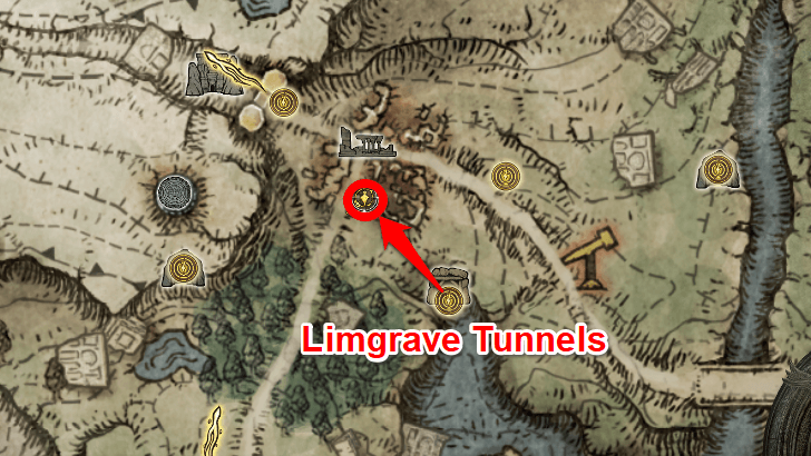 Elden Ring - Somber Smithing Stone 1 Map View