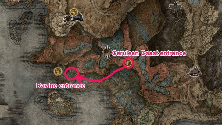 Star-Lined Sword - Cerulean Coast Entrance to Ravine