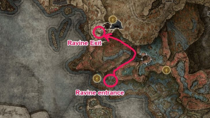 Star-Lined Sword - Ravine Entrance to Exit