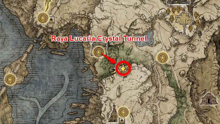 Elden Ring - Somber Smithing Stone 1 Map View