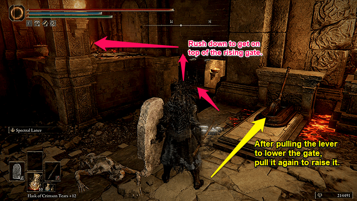 Get on Top of the Rising Gate (Step 8)