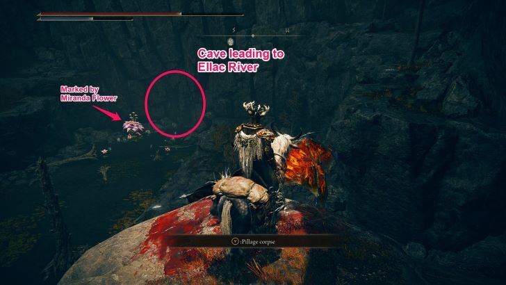 Star-Lined Sword - Cliff Drop to Cave