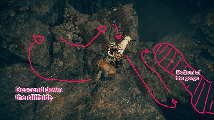 Star-Lined Sword - Cliff Drop