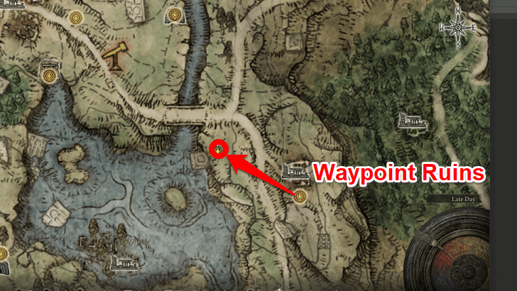 Elden Ring - Somber Smithing Stone 1 Map View