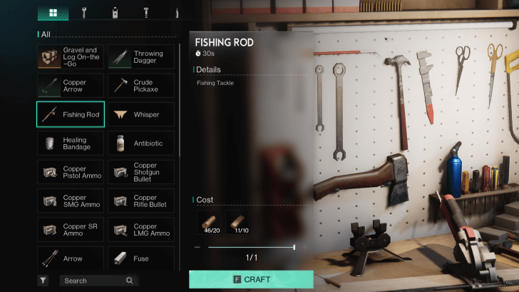 Once Human - Crafting a Fishing Rod