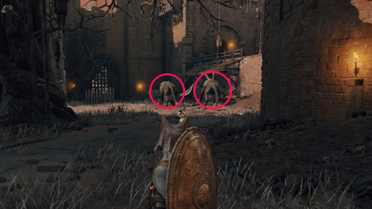 Elden Ring - Somber Smithing Stone 4 Redmane Castle Lion Guardians World Location