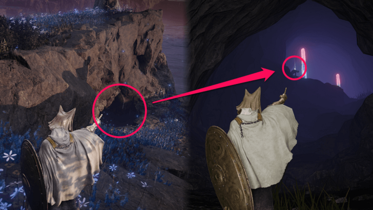 Elden Ring - Somber Smithing Stone 4 Cerulean Coast Tunnel World Location