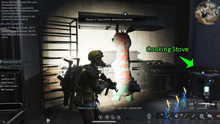 Once Human - Cook Dishes for the Chefosaurus Rex