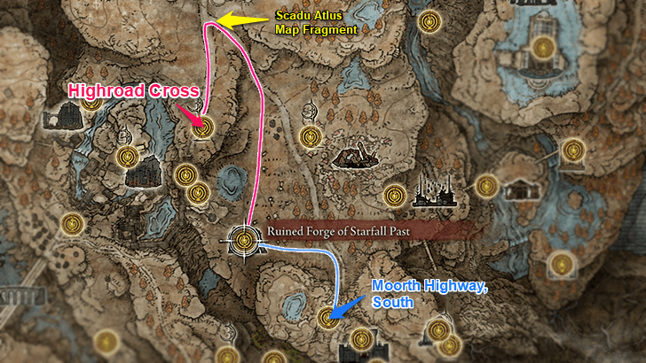 Scadu Atlus to Ruined Forge of Starfall Past