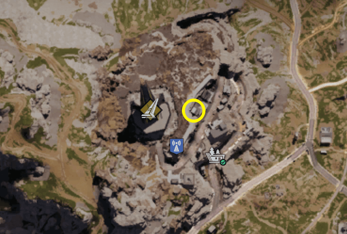 Once Human GAIA Cliff Monolith Gear Crate Map
