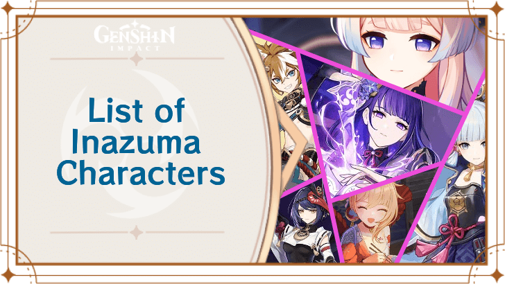 Genshin Impact - List of Inazuma Characters