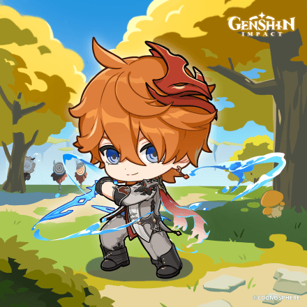 Genshin Impact - Tartaglia Birthday Art 2024