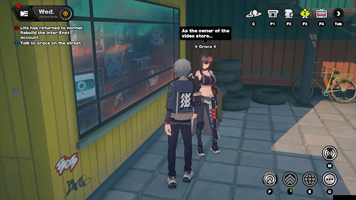 Upgrade Witchs Empathy Talk to Grace on the Street