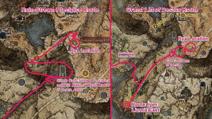 Blasphemous Blade - Rya Second Spawn Locations