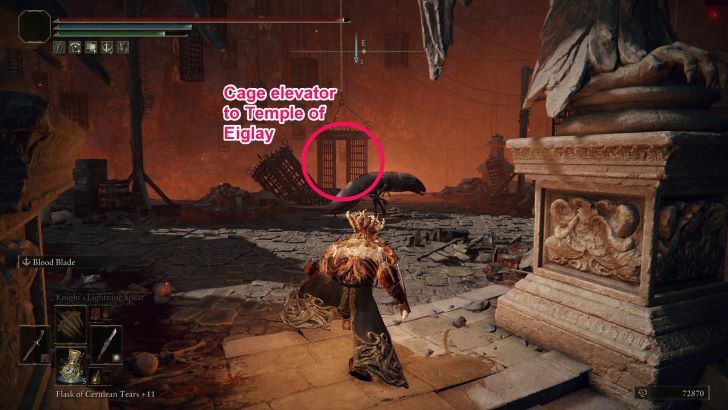Blasphemous Blade - Cage Elevator to Temple of Eiglay