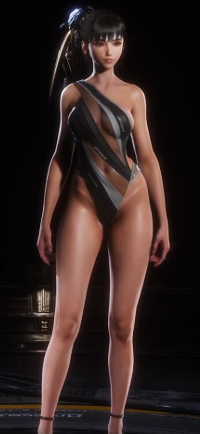 Stellar Blade -  Wave Oblique Monokini