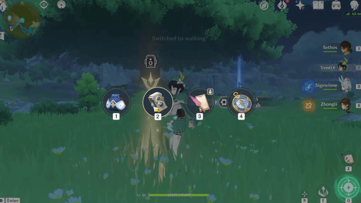 Genshin - 4.8 Outside the Canvas - Equip Asagiri