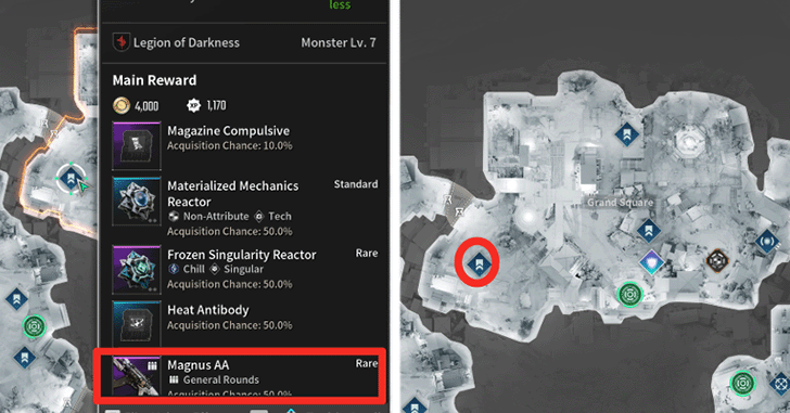 The First Descendant - Magnus AA Location