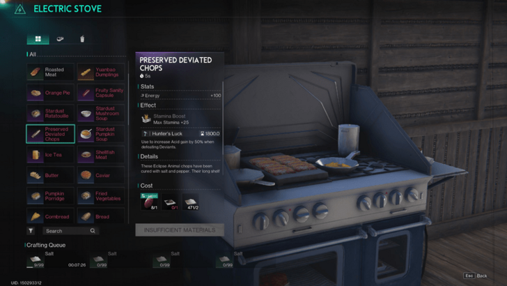 Once Human - Preserved Deviated Chops