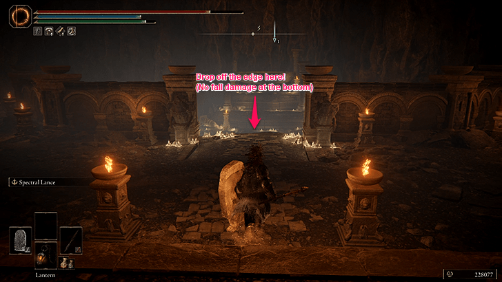 Drop Down the Pit (Step 5)