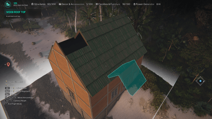 Once Human - Using Flight Mode to Place Roofs