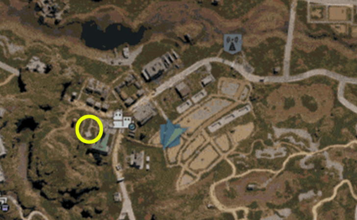 Brookham Statue Puzzle Map