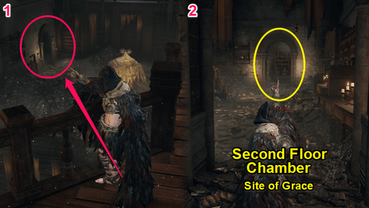 Elden Ring - Drop Down and Reach the Second Floor Chamber Site of Grace