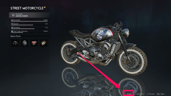 Once Human - Vehicle Repair Button