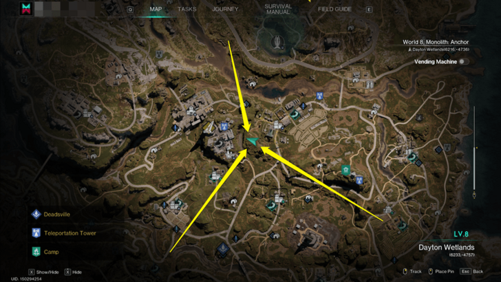 Once Human - Morphic Crate Dayton Wetlands Large Hill Map