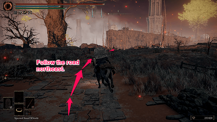 Go Northeast from Rotview Balcony (Step 2)