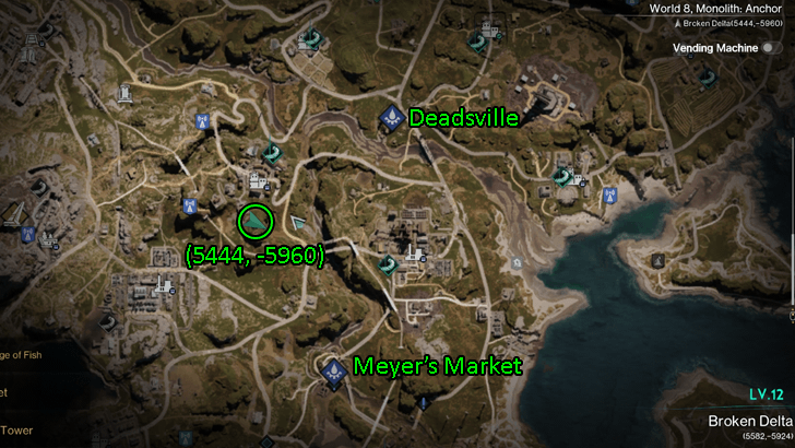 Once Human - Broken Delta Devious Painting Map Location