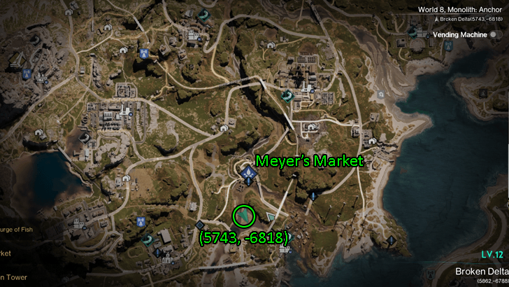 Once Human - Broken Delta Loot Crate Map Location