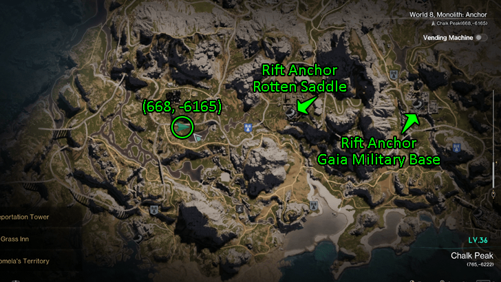 Once Human - Chalk Peak Devious Painting Map Location