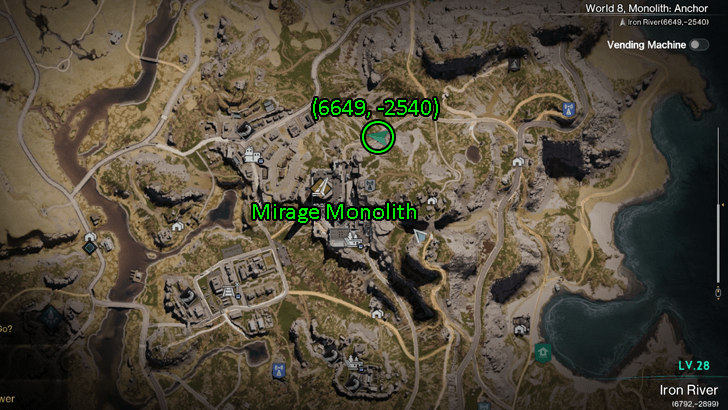 Once Human - Iron River Loot Crate Map Location