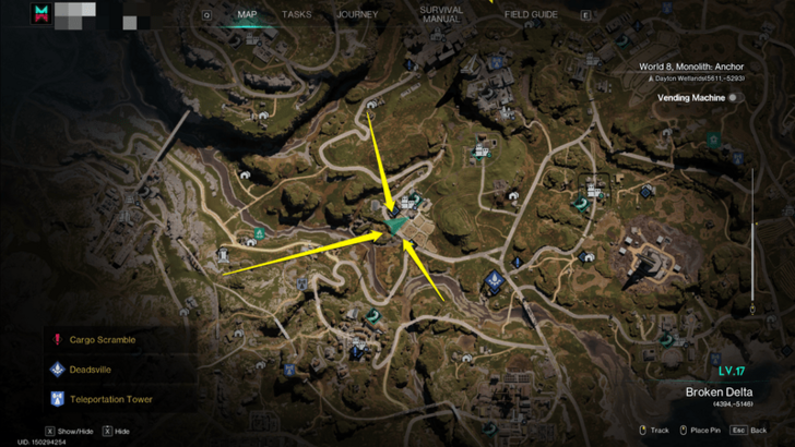 Once Human - Morphic Loot Crate Citrus County Field Map