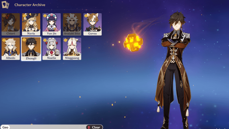 Genshin - Of Passions Vast Geo Characters