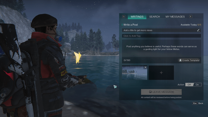 Once Human - Attach Photos to Whispers