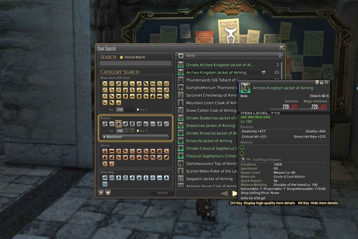 FFXIV - Archeo Kingdom Market Board