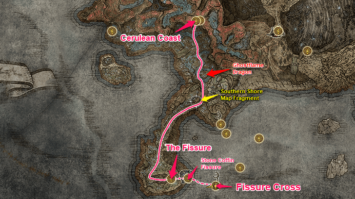 How to Get to the Fissure Cross (Step 3)