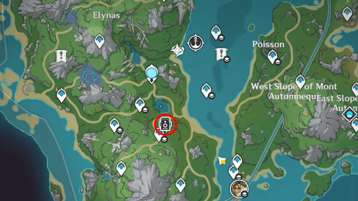 Genshin - Terror Or Sorrow Map Location