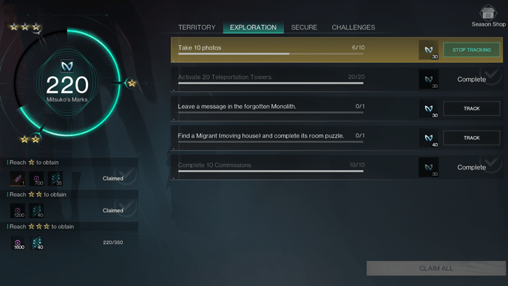 Once Human - Complete Seasonal Goals