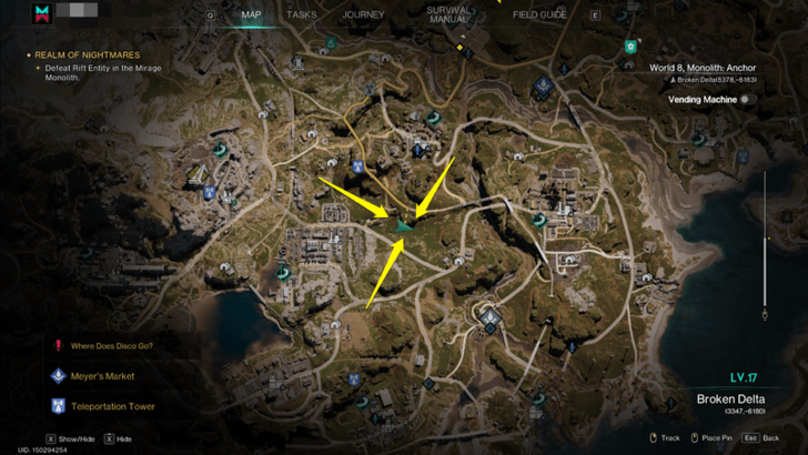 Once Human - Morphic Loot Crates Location Broken Delta Sutherland Chemical Plant Map