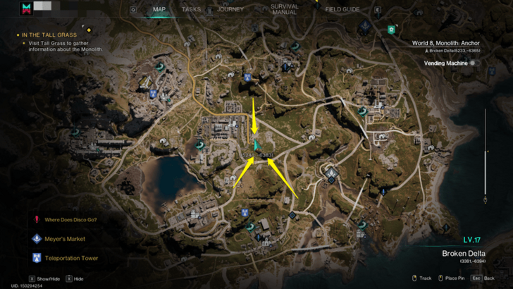 Once Human - Morphic Loot Crates Location Broken Delta Sutherland Chemical Plant East Map