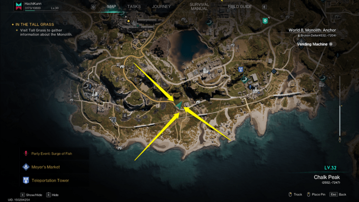 Once Human - Morphic Loot Crates Location Broken Delta Waterfall Plaza Map