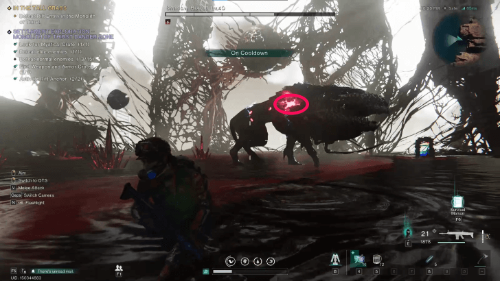 Once Human - Shadow Hound shoulder weakspot